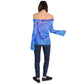 Purple Off Shoulder Off Shoulder Long Sleeve Top