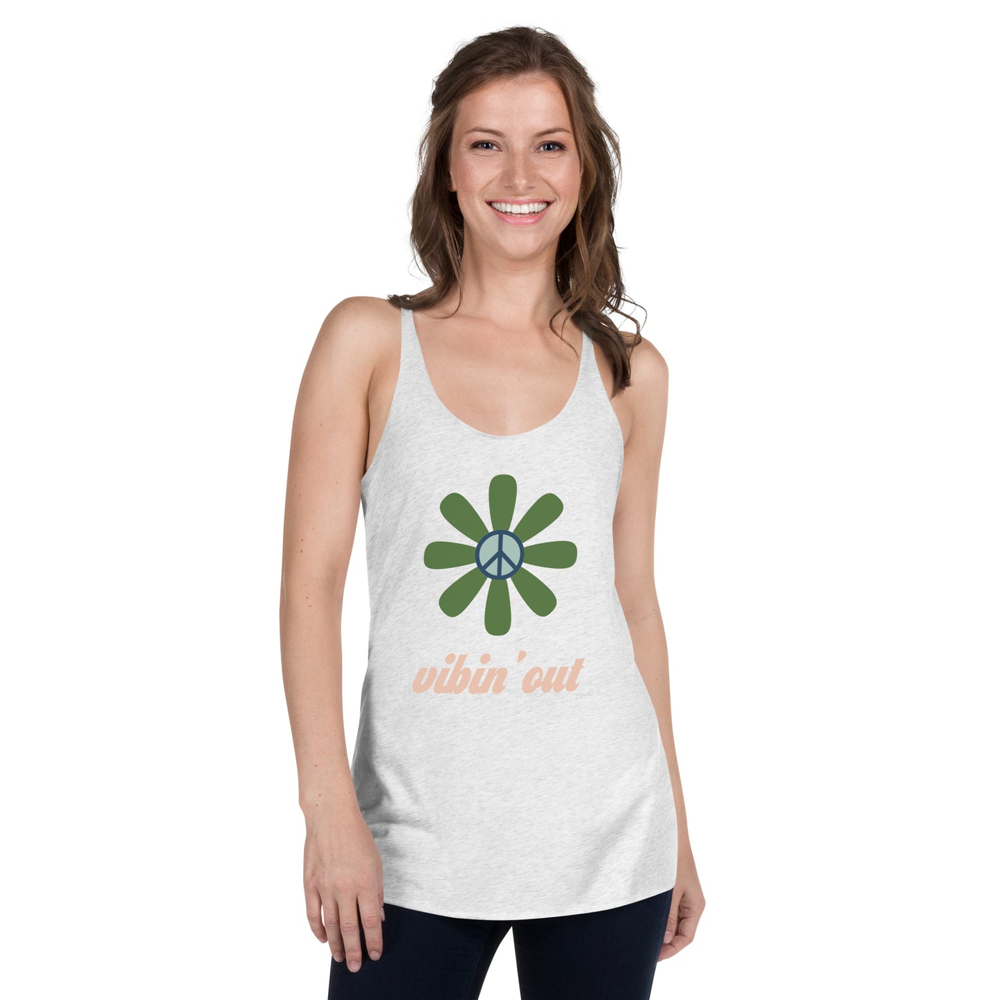 Vibin' Out Women's Racerback Tank