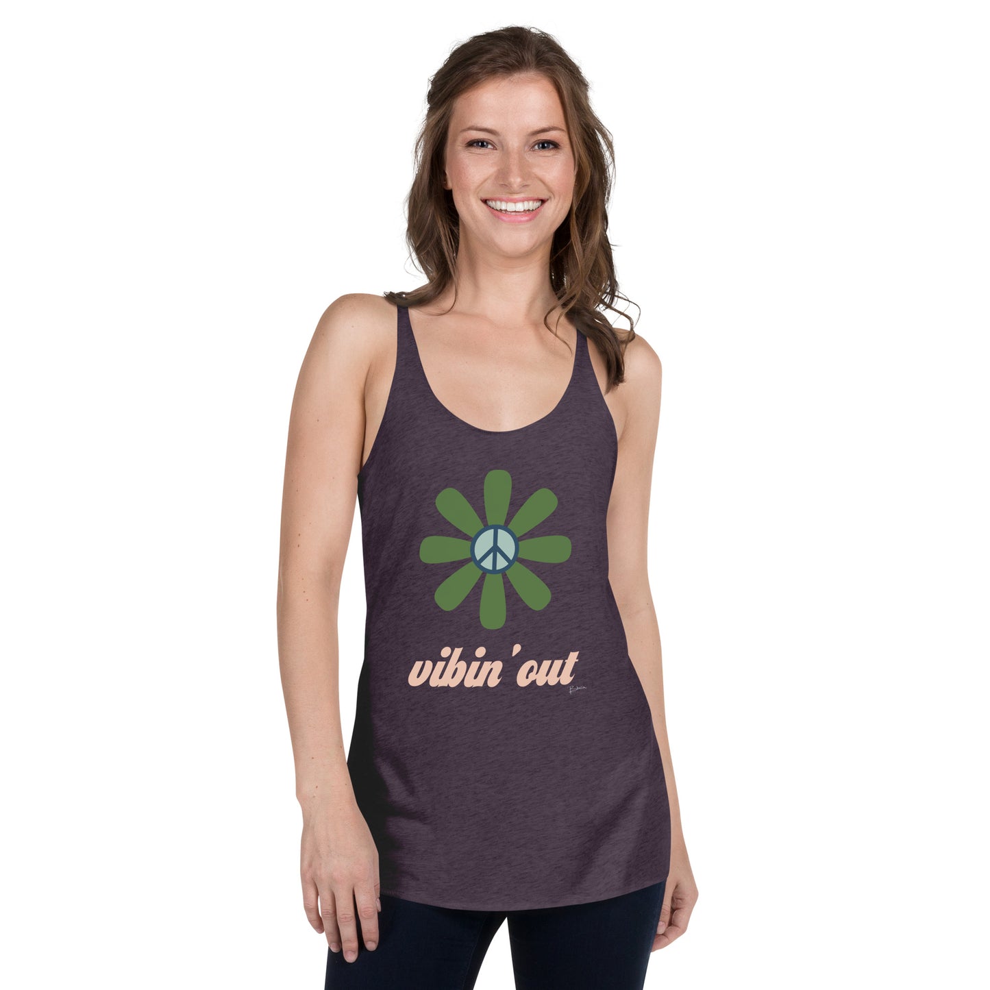 Vibin' Out Women's Racerback Tank